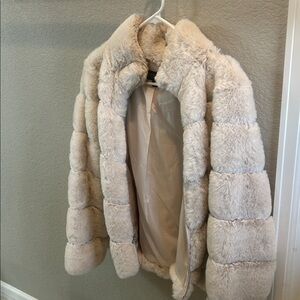 Marc New York Cream Teddy Jacket